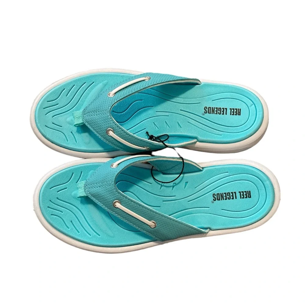 Reel Legends Nautical III Flip Flops Sandals - Picture 5 of 12